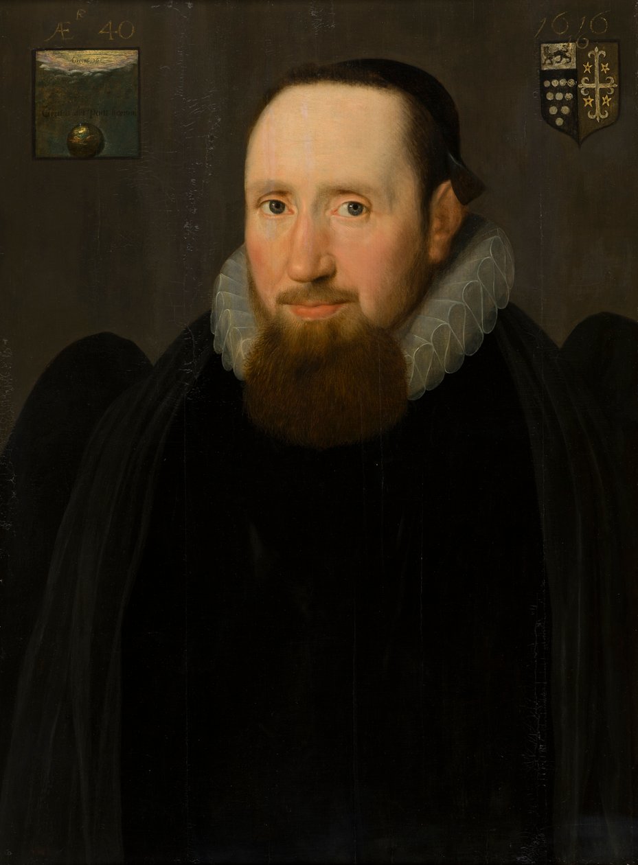 Porträt von Dr. John Bridgeman, Bischof von Chester von Cornelius I (attr.to) Johnson