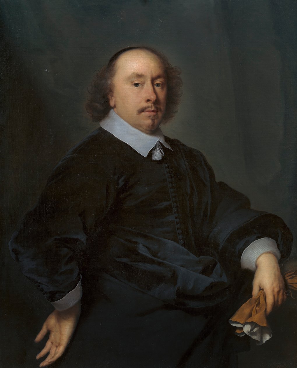 Porträt eines Mannes von Cornelius Johnson