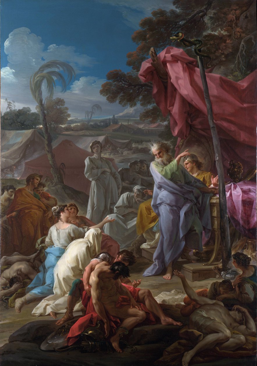 Die eherne Schlange von Corrado Giacquinto