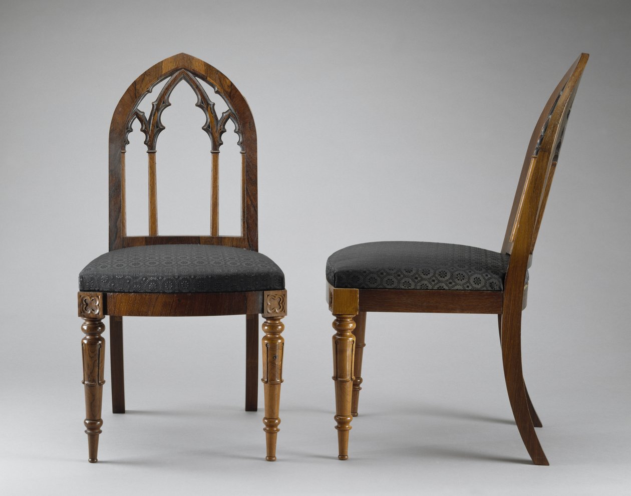 Paar Seitenstühle, ca. 1844 von Crawford Riddell
