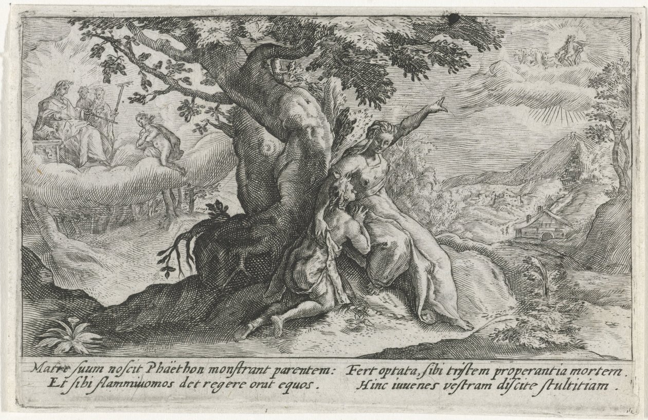 Clymene und Phaëthon von Crispijn van de Passe (I)