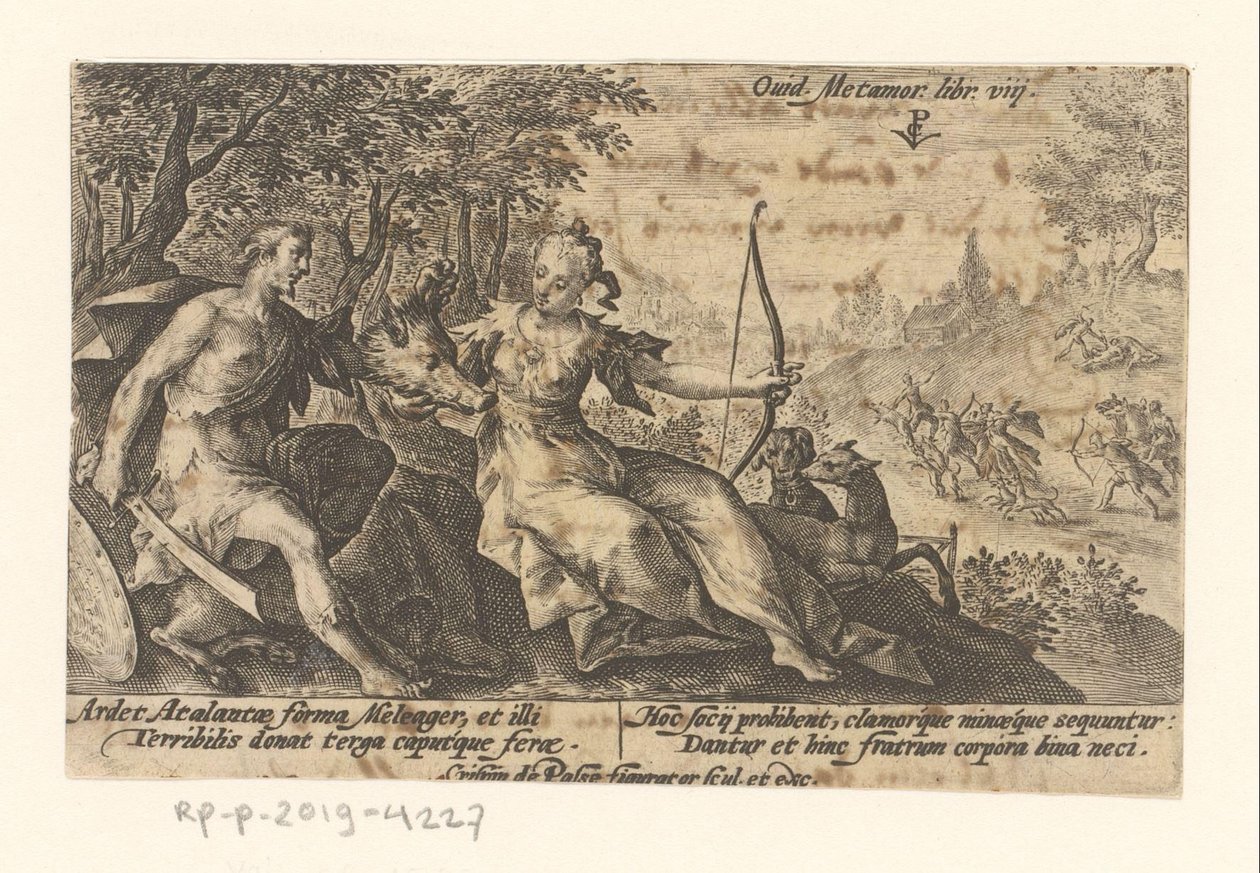 Meleager und Atalanta von Crispijn van de Passe (I)