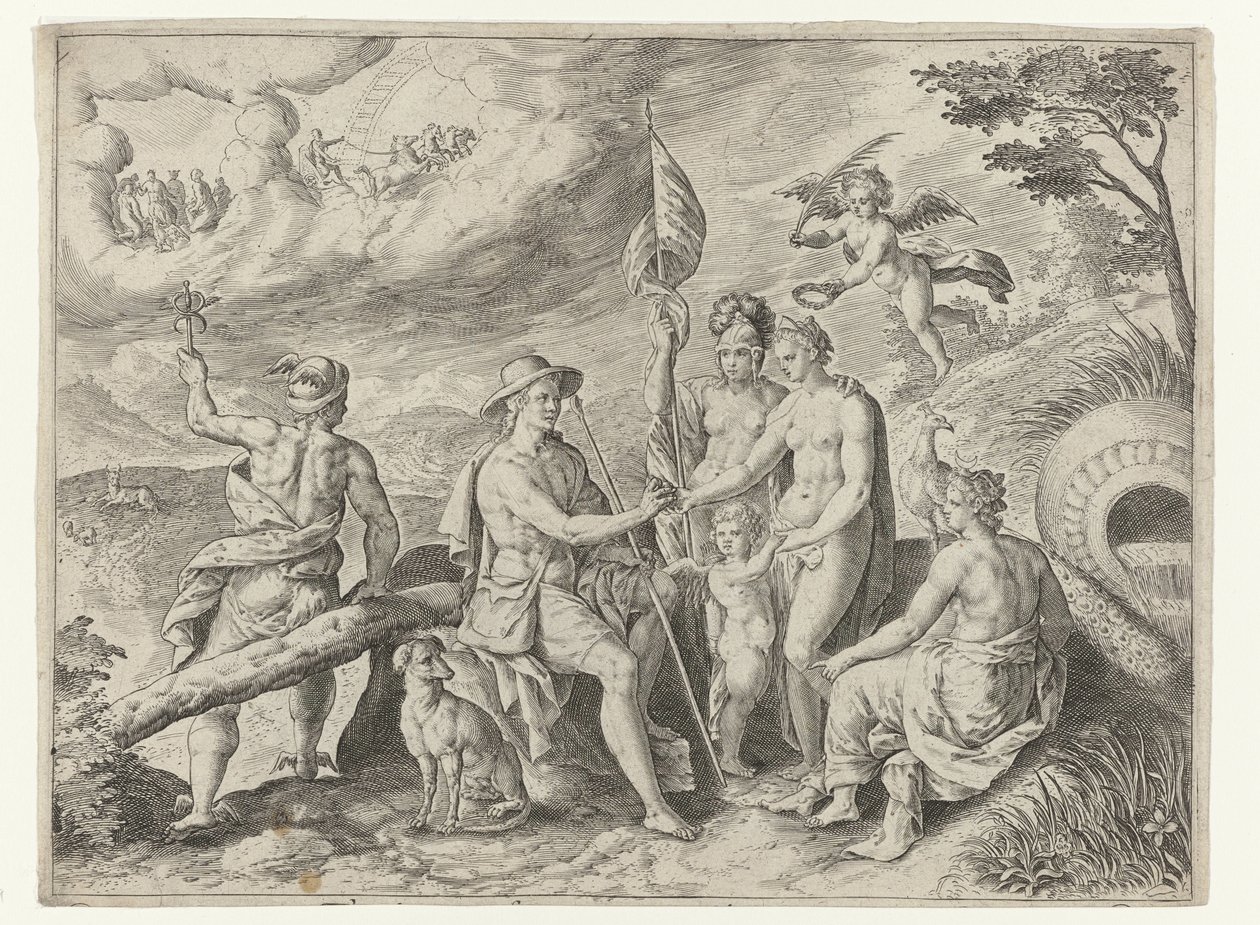 Das Urteil des Paris von Crispijn van de Passe (I)