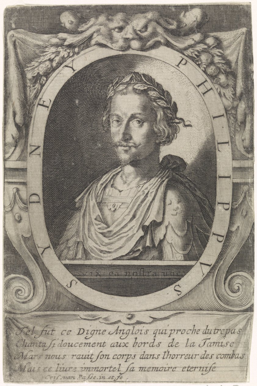 Porträt von Philip Sydney von Crispijn van de Passe (I)