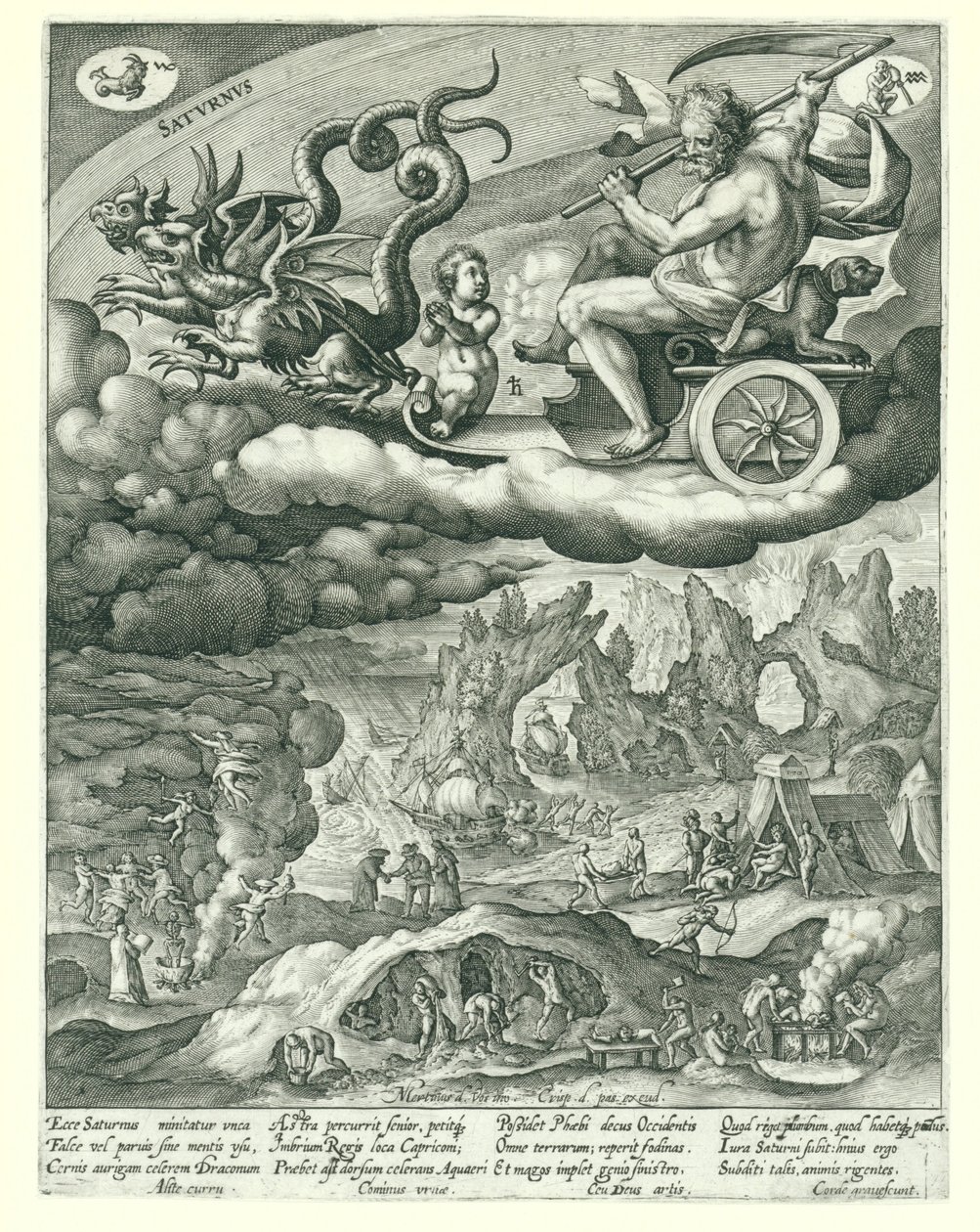 Saturn von Crispijn van de Passe (I)
