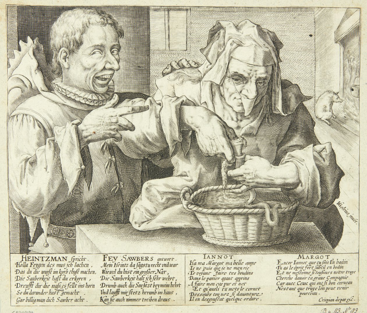 Satire über Hygiene von Crispijn van de Passe