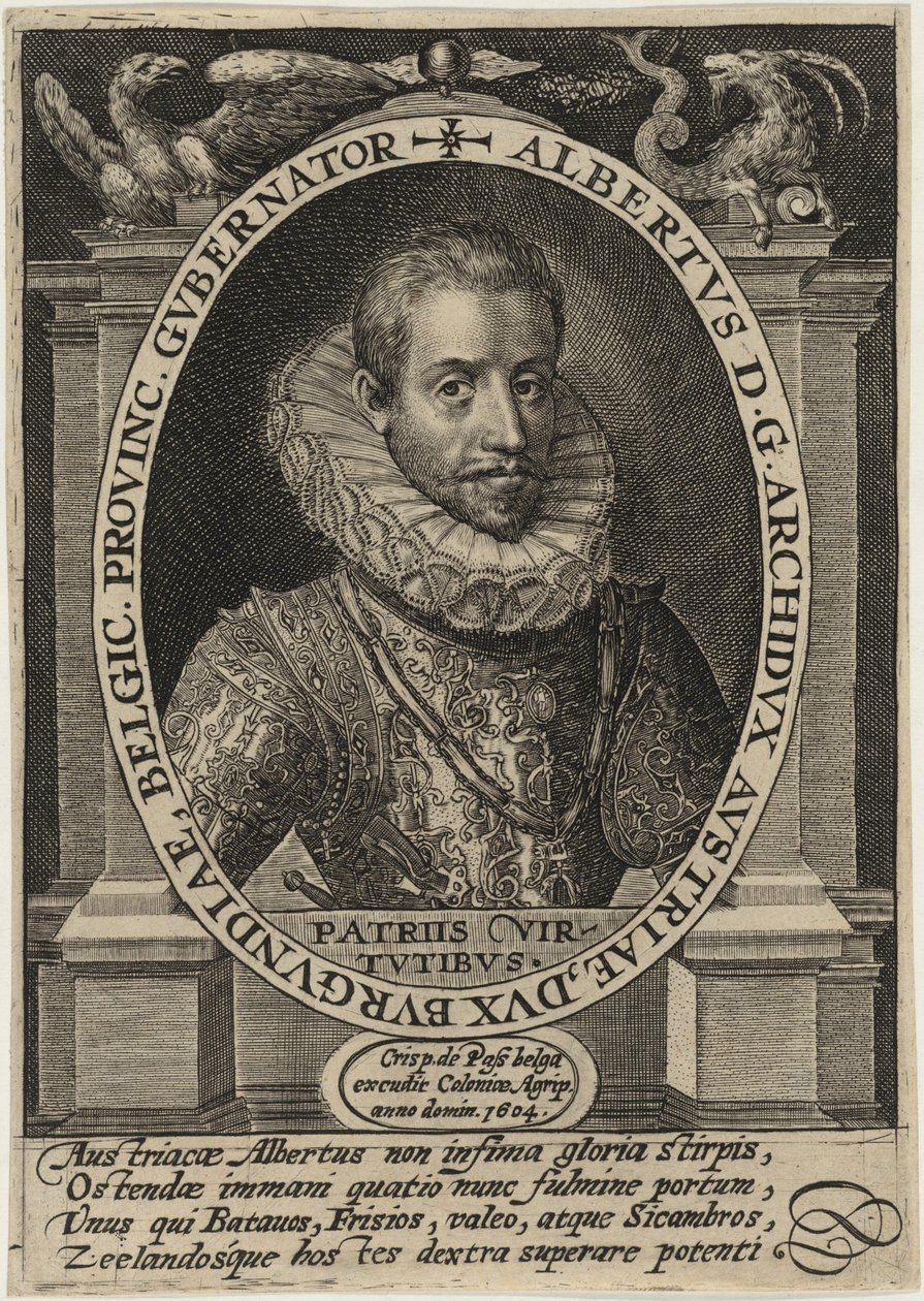 Albert von Österreich, Statthalter der südlichen Niederlande von Crispijn van de Passe I