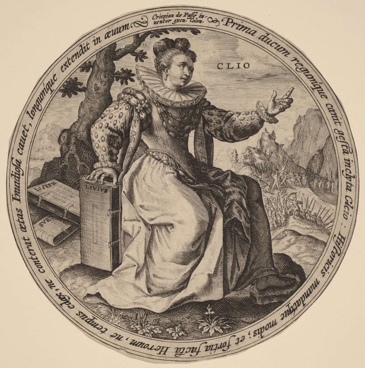 Clio von Crispijn van de Passe I
