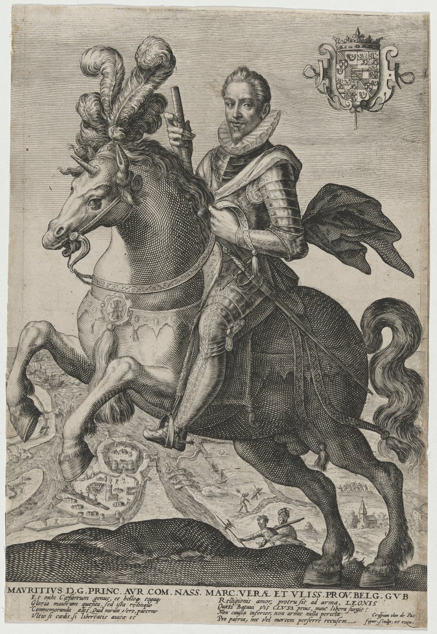Moritz von Nassau, Prinz von Oranien von Crispijn van de Passe I