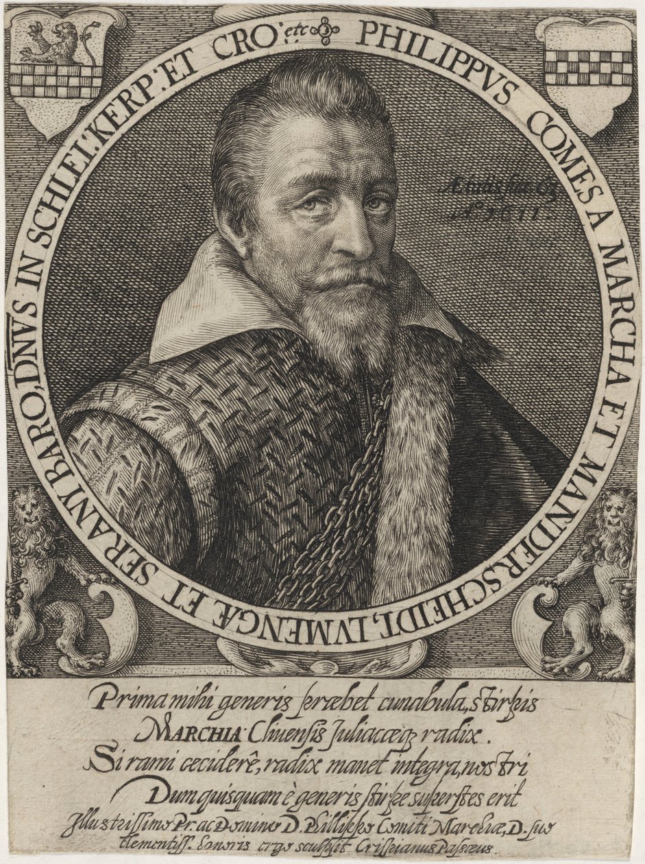 Philipp von Kleve und Jülich von Crispijn van de Passe I