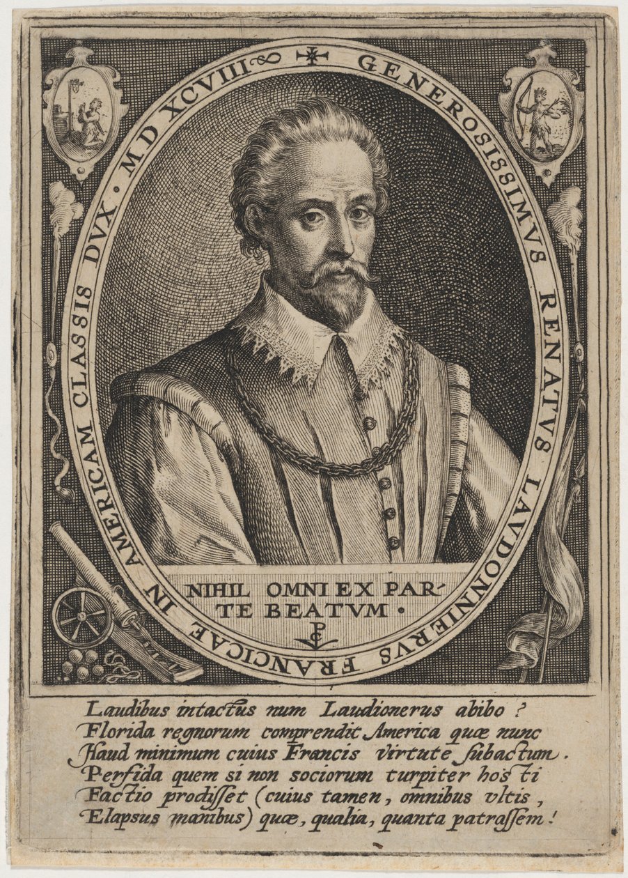 René de Laudonnière von Crispijn van de Passe I