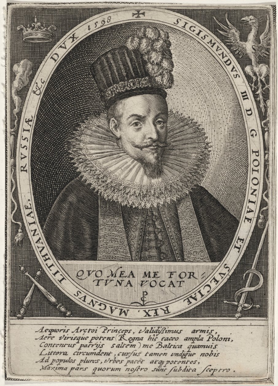 Sigismund III, König von Polen von Crispijn van de Passe I