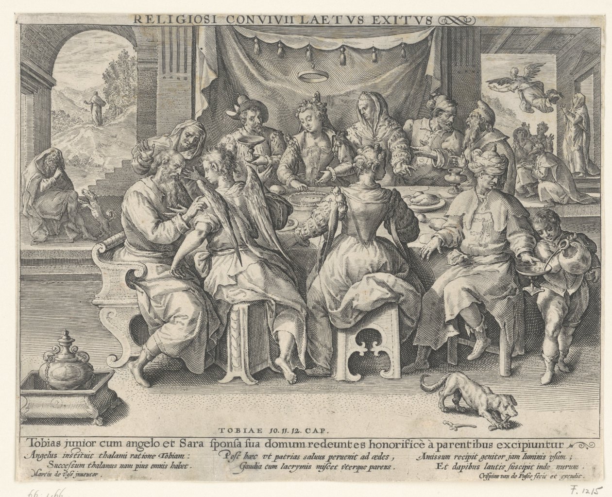 Die Rückkehr des Tobias von Crispijn van de Passe the Elder