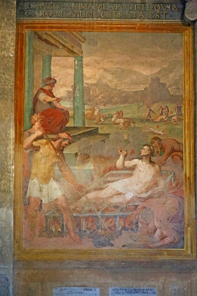 Martyrium, möglicherweise des St. Laurentius von Cristoforo and Tempesta, Antonio Roncalli