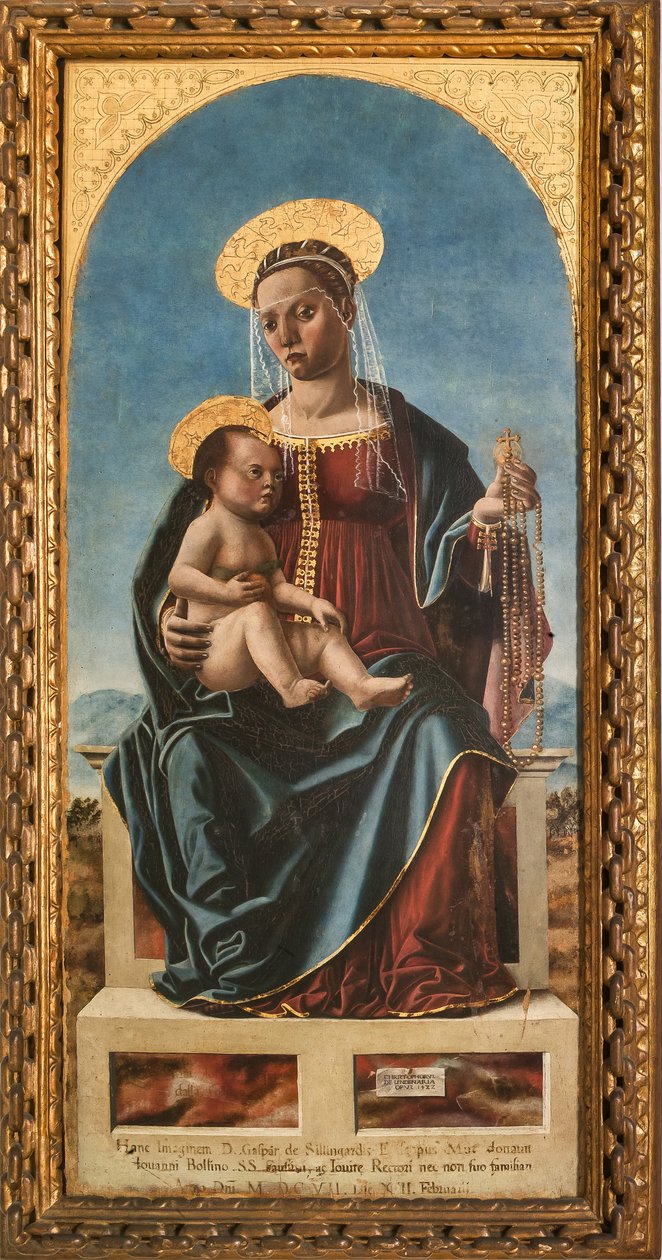 Madonna mit Kind von Cristoforo da Lendinara Canozzi or Canozi