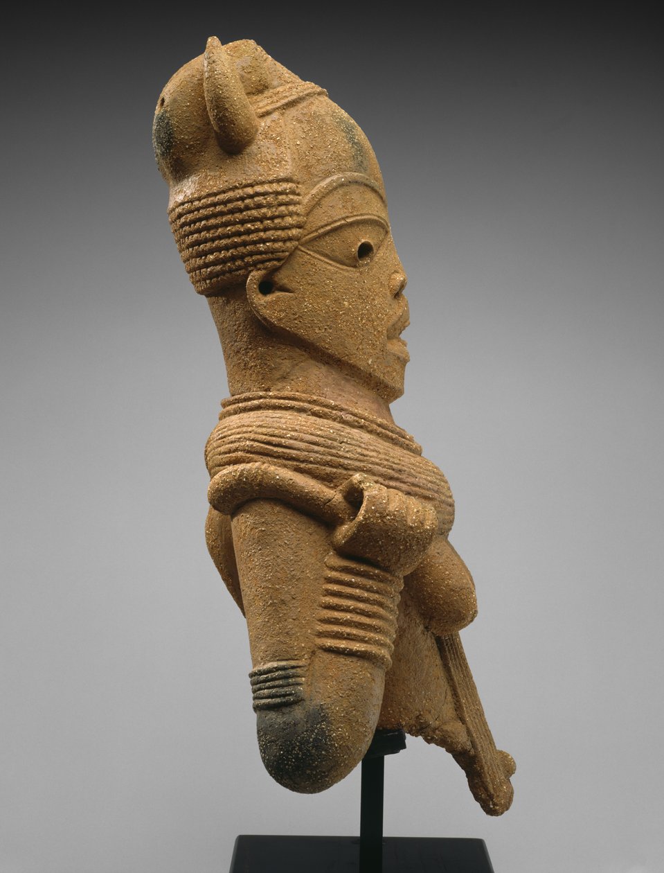 Kopf und Torso einer weiblichen Figur, Jos Plateau Region, Nigeria, 500 v. Chr. - 200 n. Chr. von Culture Nok