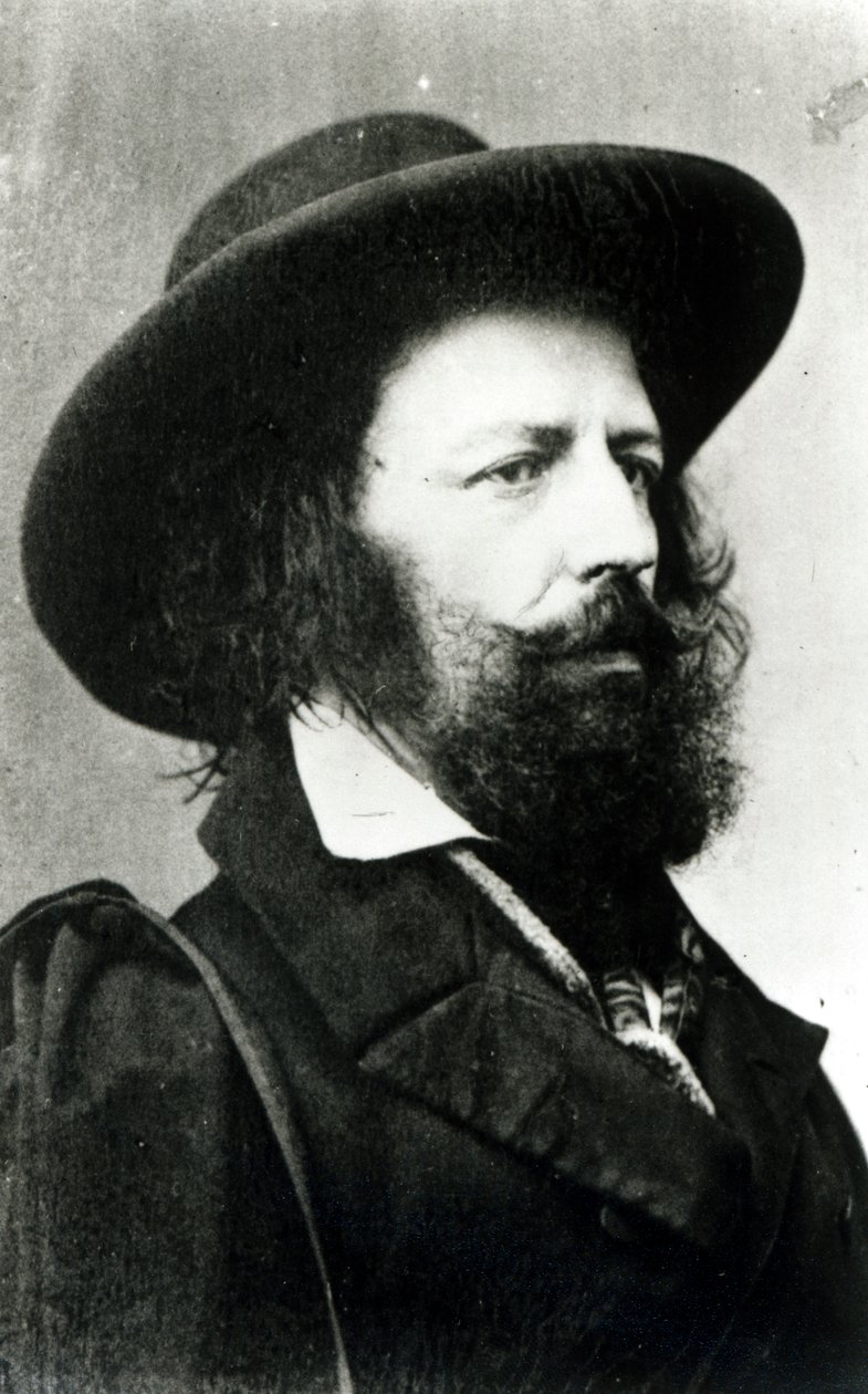 Alfred, Lord Tennyson (1809-92) fotografiert von Cundall und Donnes, 15. April 1861 von Cundall and Downes