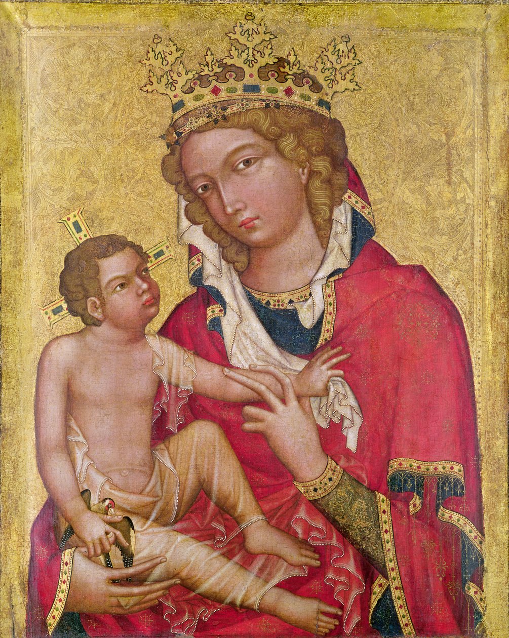 Jungfrau und Kind, ca. 1350 von Czech School