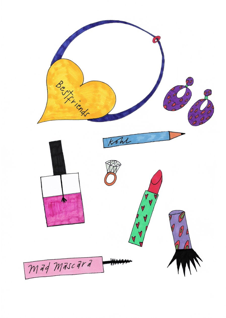 Schmuck & Make-Up, 2017 von Daisy de Villeneuve