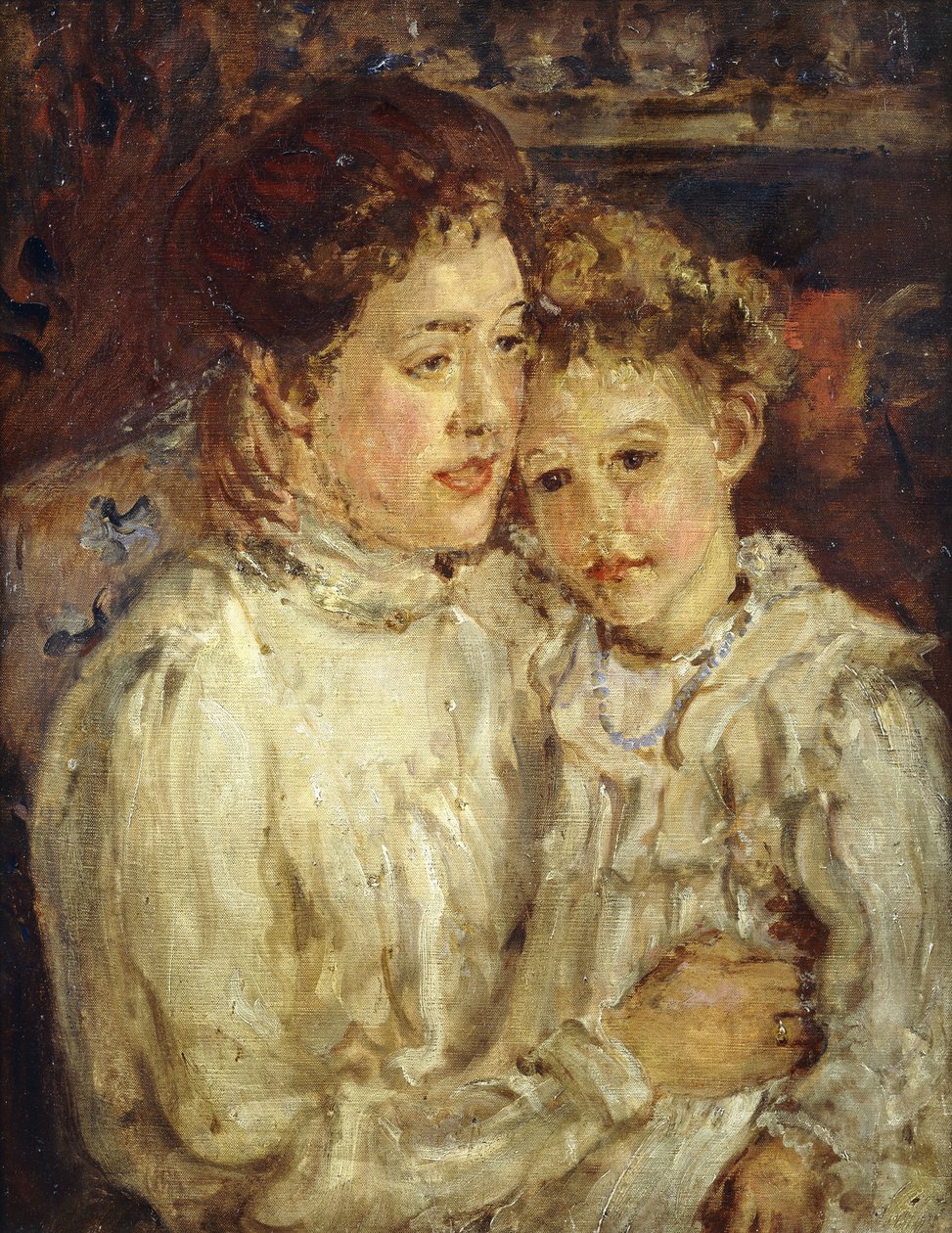 Mutter und Kind, um 1900 von Dame Ethel Walker