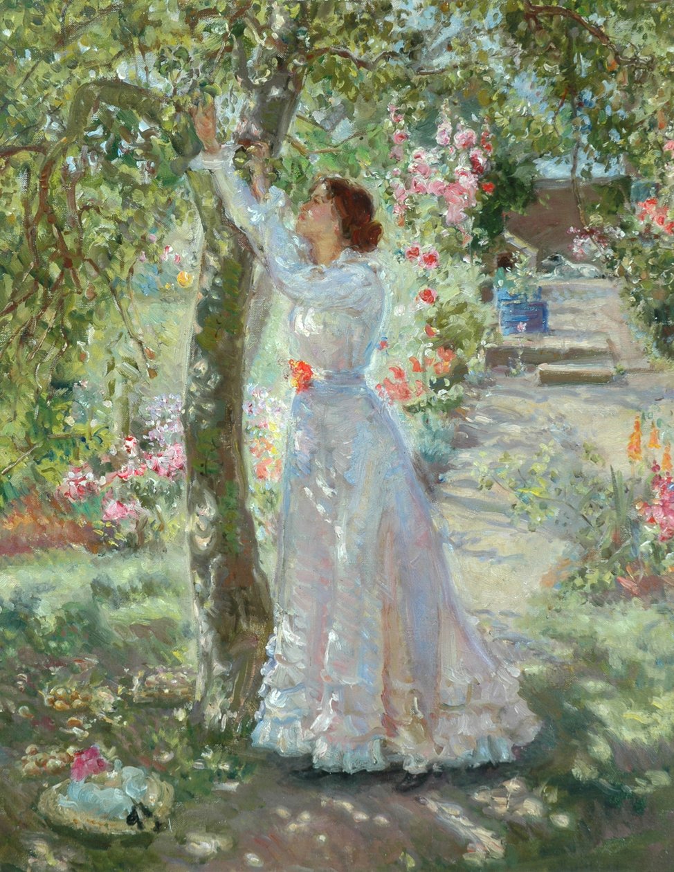 Der Garten, um 1899 von Dame Ethel Walker