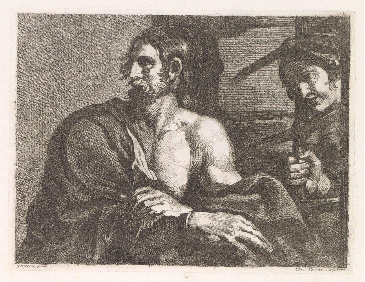 Johannes der Täufer im Gefängnis von Salome besucht von Damiano Pernati