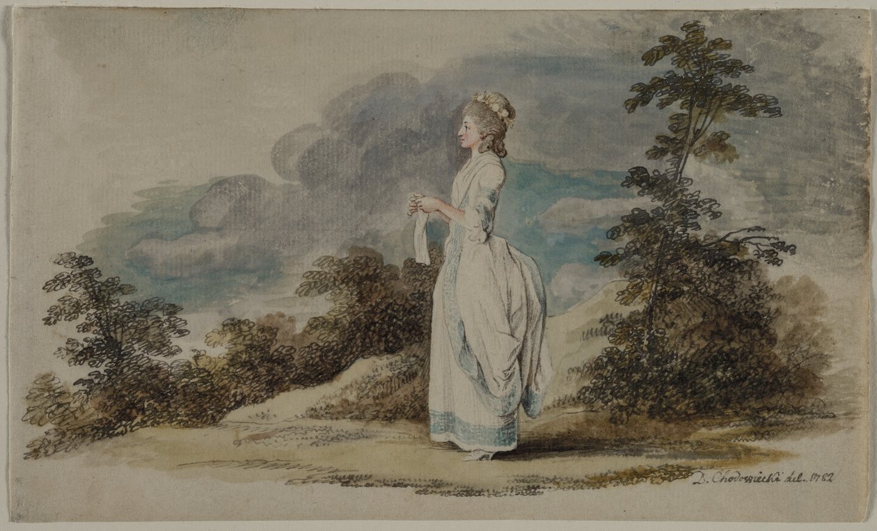 Susanne Die Tochter des Künstlers im Alter von einundzwanzig Jahren, 1782 von Daniel Nikolaus Chodowiecki