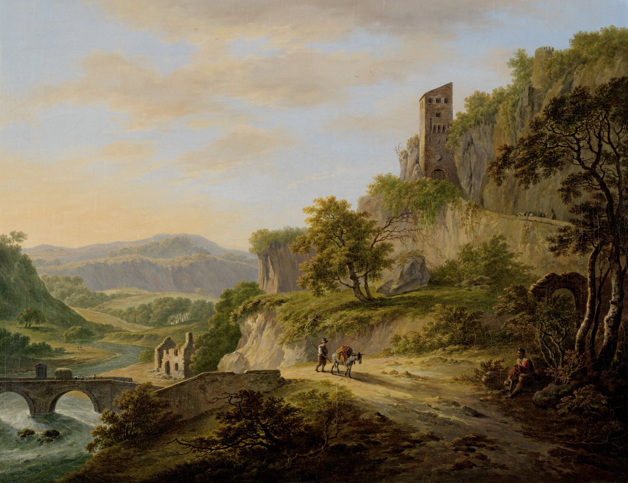 Ansicht von Civita Castellana von Daniel Dupre