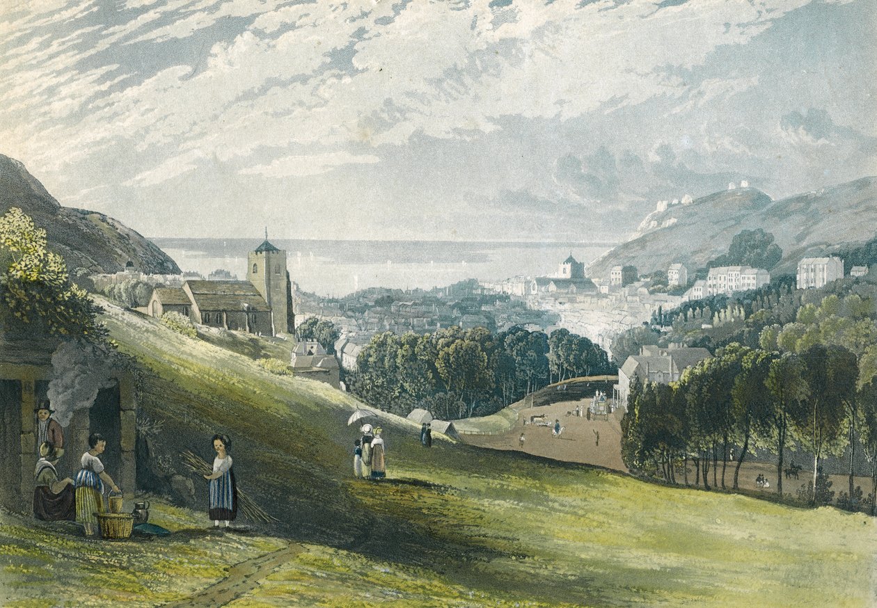 Hastings von der Londoner Straße von Daniel Havell