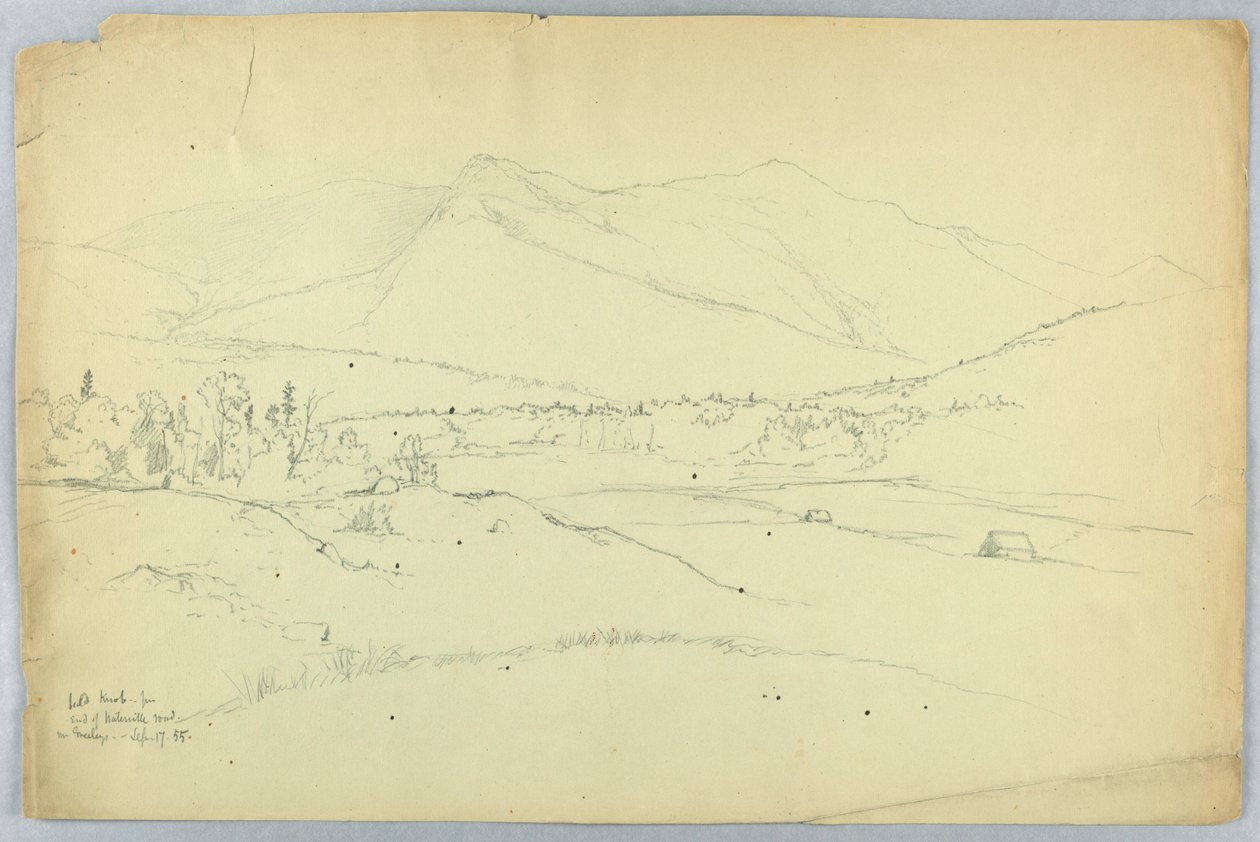 Bald Knob, vom Ende der Waterville Road, die Gurleys von Daniel Huntington