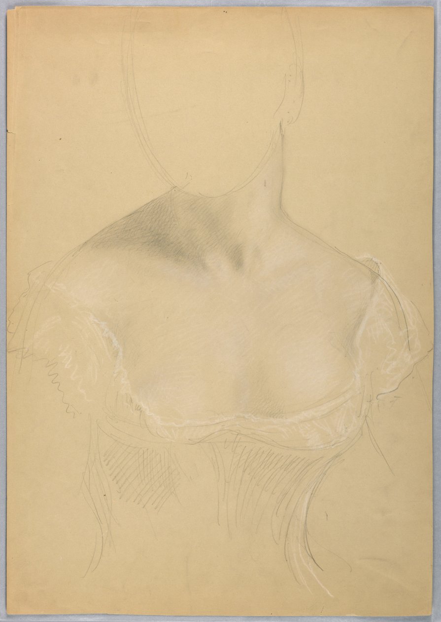 Büste einer Frau, möglicherweise Studie für das Porträt von Mrs. Rutherford B. Hayes von Daniel Huntington