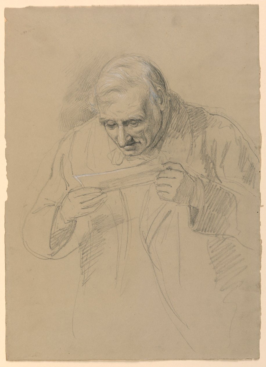 Zeichnung, Vater von Daniel Huntington, 1859 von Daniel Huntington