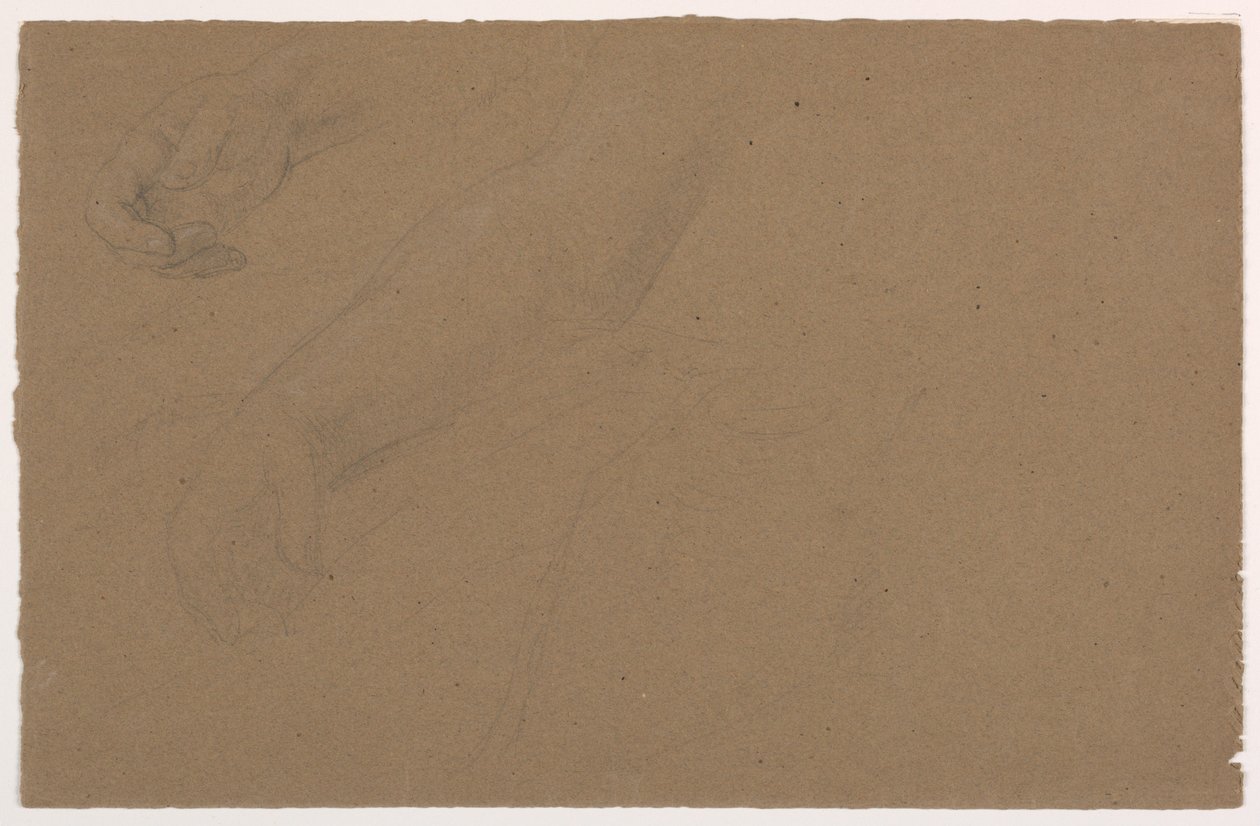 Studien der rechten Hand, 1850-60 von Daniel Huntington