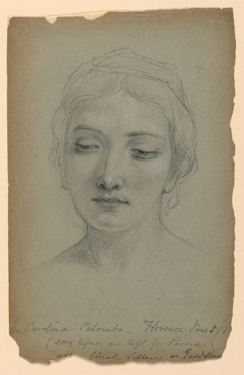 Zeichnung, Studie für "Der Goldschmied", 5. Juni 1883 von Daniel Huntington