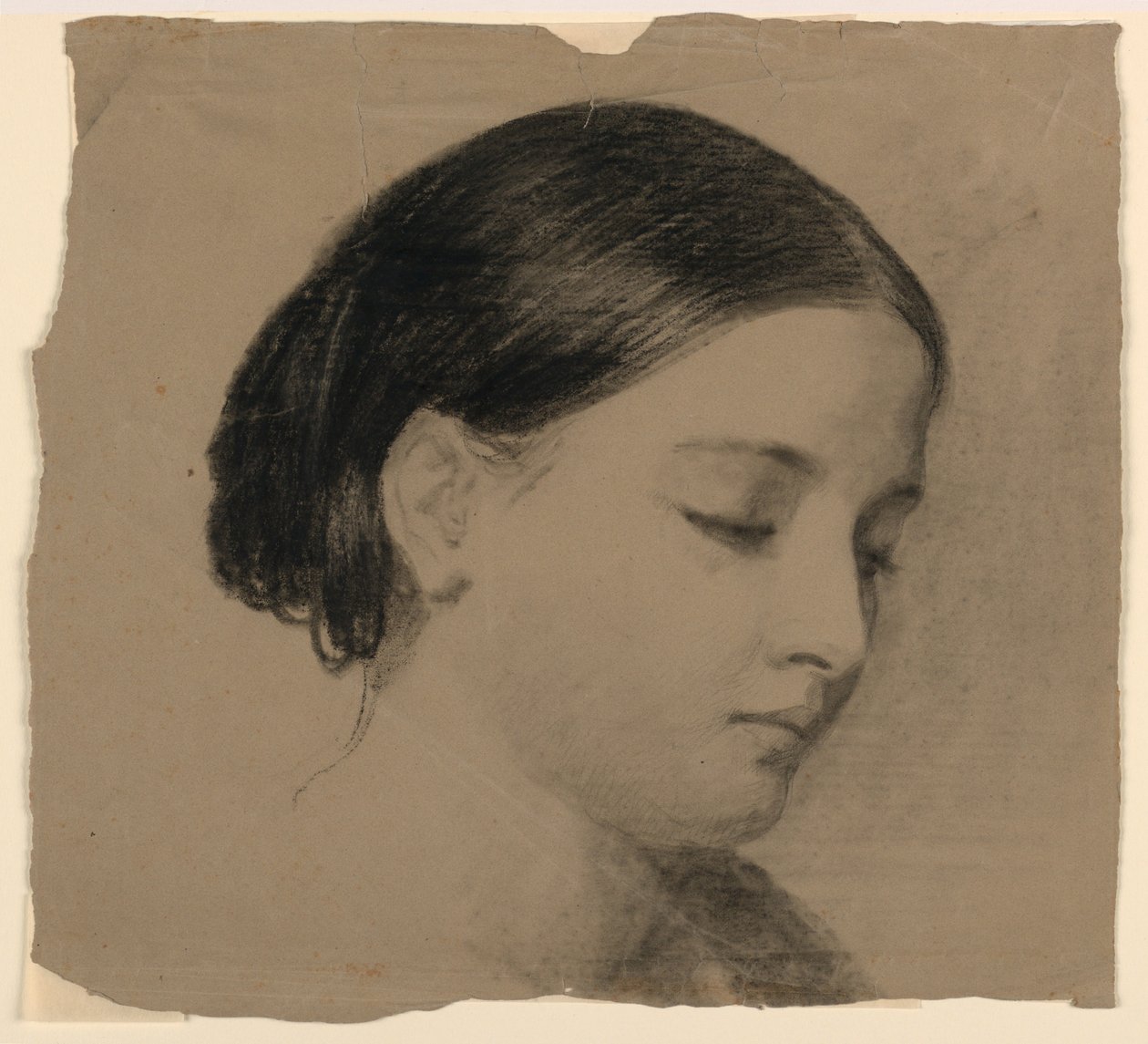 Die Frau des Künstlers Sophie, 1853 von Daniel Huntington