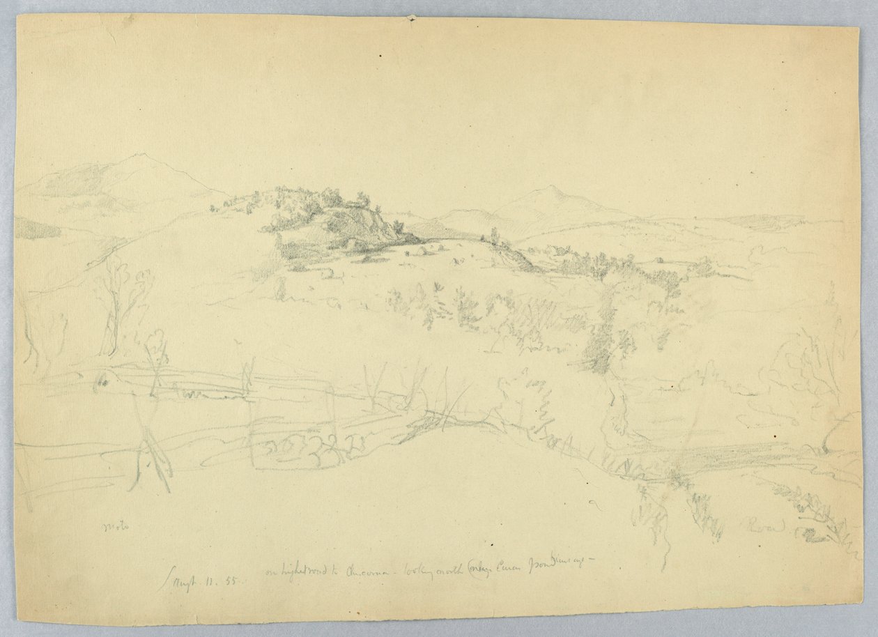 Auf der höchsten Straße nach Chocorua, Blick nach Norden, in der Nähe von Canas Pond von Daniel Huntington