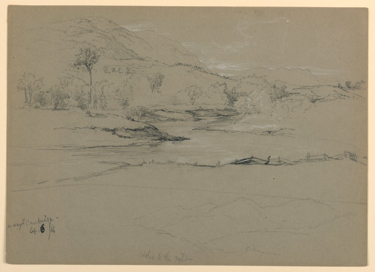 Blick auf Berge, auf dem Weg nach Cambridge, Vermont von Daniel Huntington