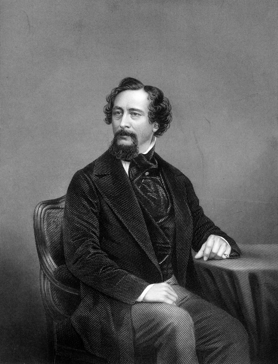 Charles Dickens, englischer Romanautor, 19. Jahrhundert von Daniel John Pound