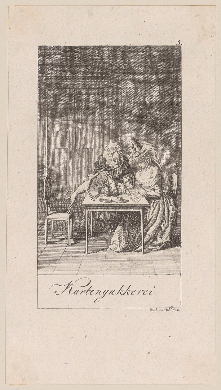 Blatt 3 zu Knoblauchs "Taschenbuch für Aufklärer" von Daniel Nikolaus Chodowiecki