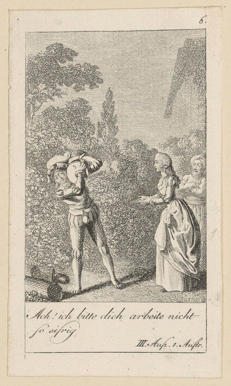 Blatt 6 zu Shakespeares "Sturm" von Daniel Nikolaus Chodowiecki