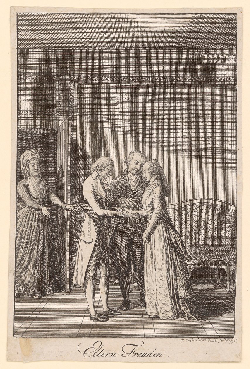 Elternfreuden von Daniel Nikolaus Chodowiecki