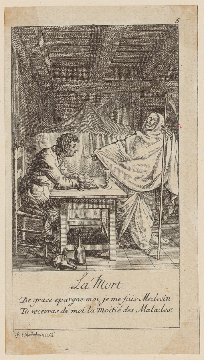 Der Tod von Daniel Nikolaus Chodowiecki