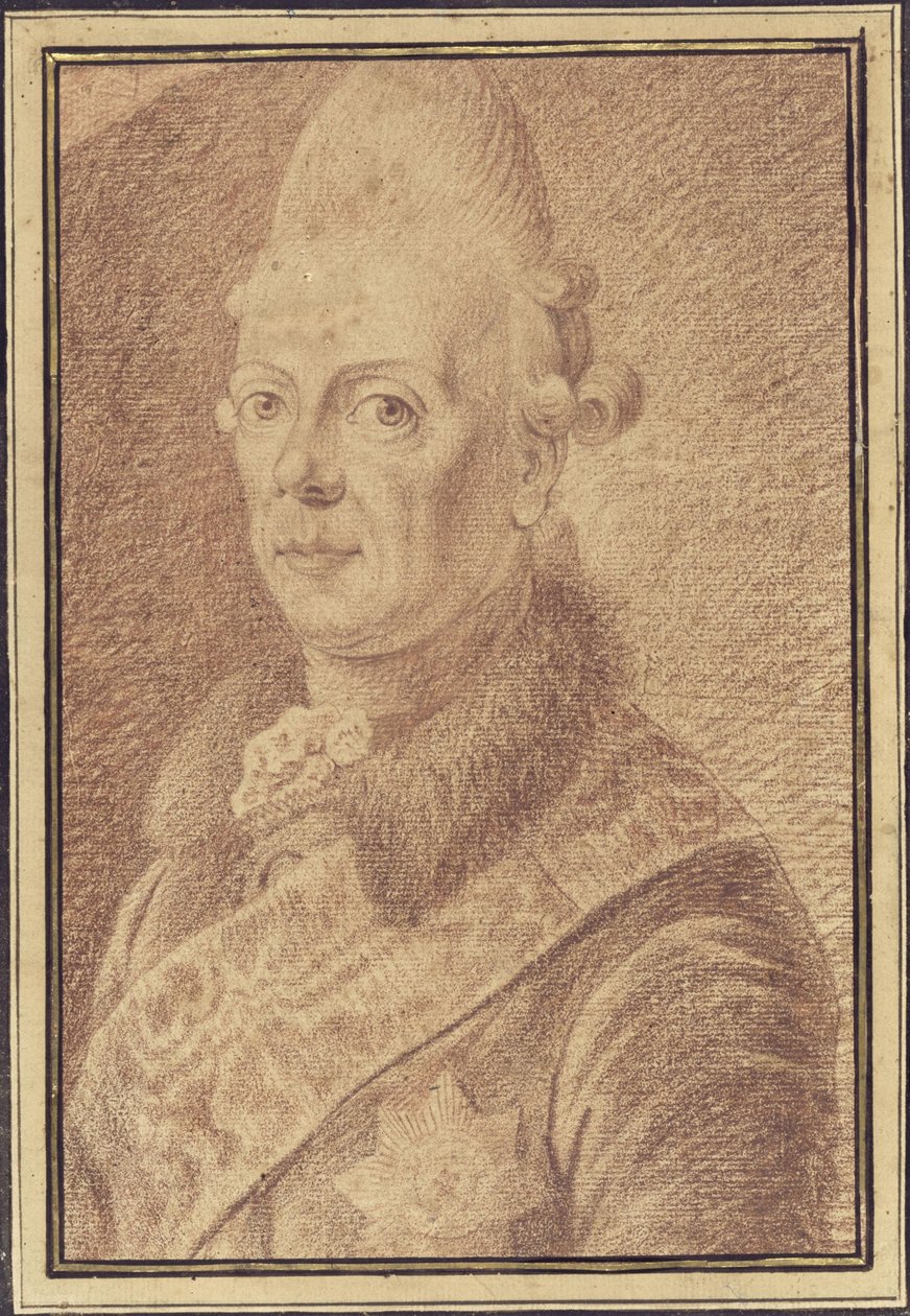 Prinz Heinrich von Preußen, Brustbild von Daniel Nikolaus Chodowiecki