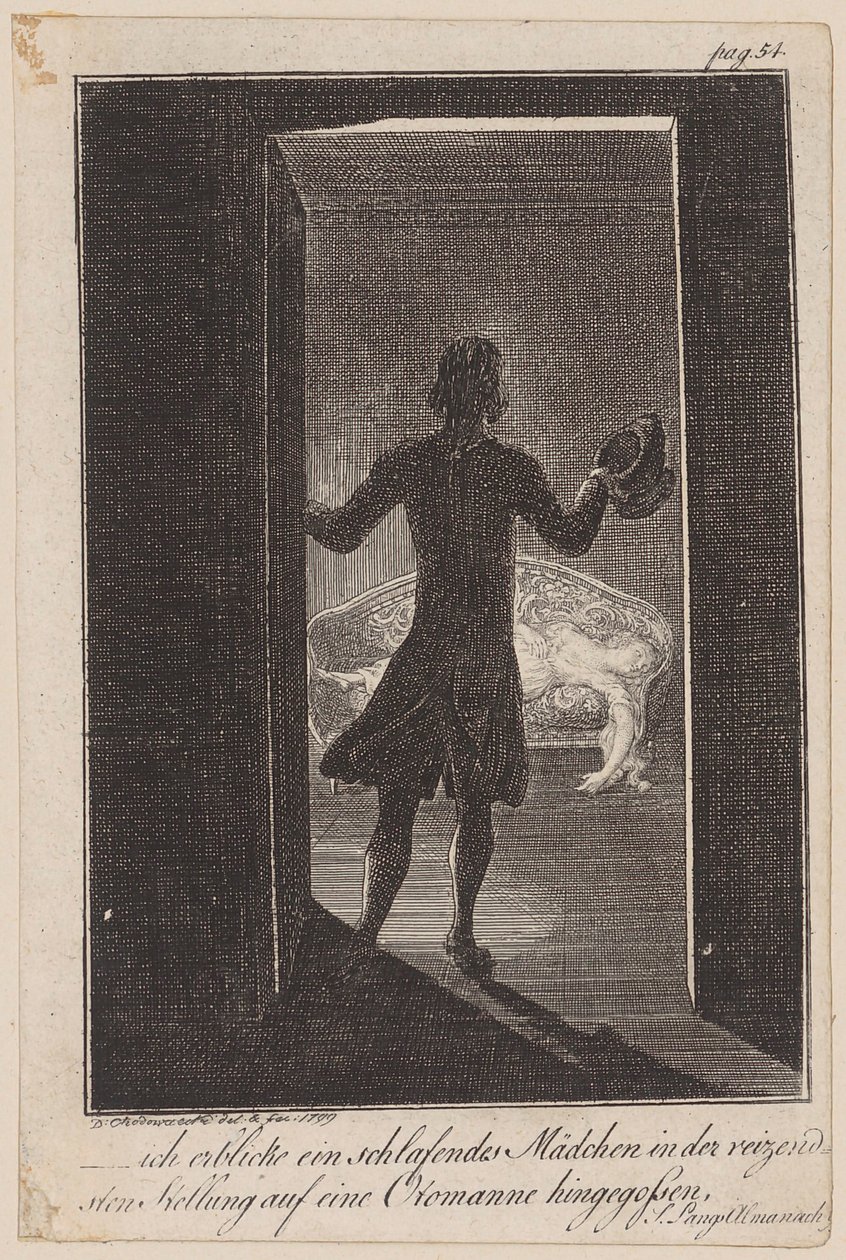 Robert trifft auf Louise von Daniel Nikolaus Chodowiecki