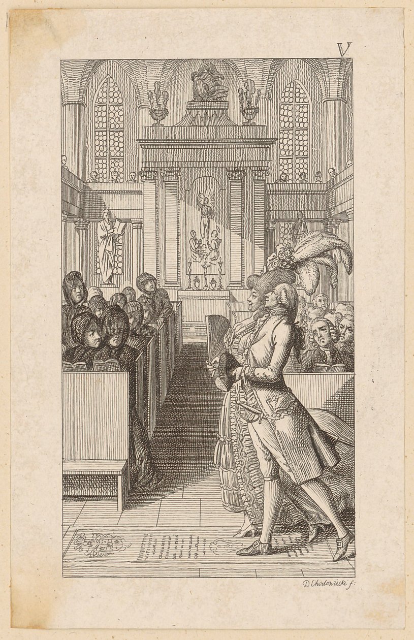Seine fünfte Frau von Daniel Nikolaus Chodowiecki