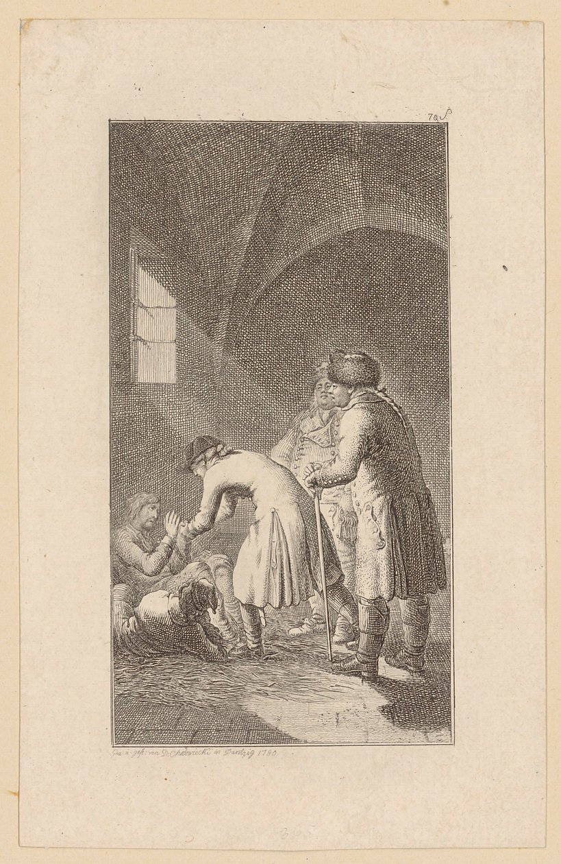 Titelkupfer zu Westphals „Wilhelm Edelwald“, zweiter Band von Daniel Nikolaus Chodowiecki