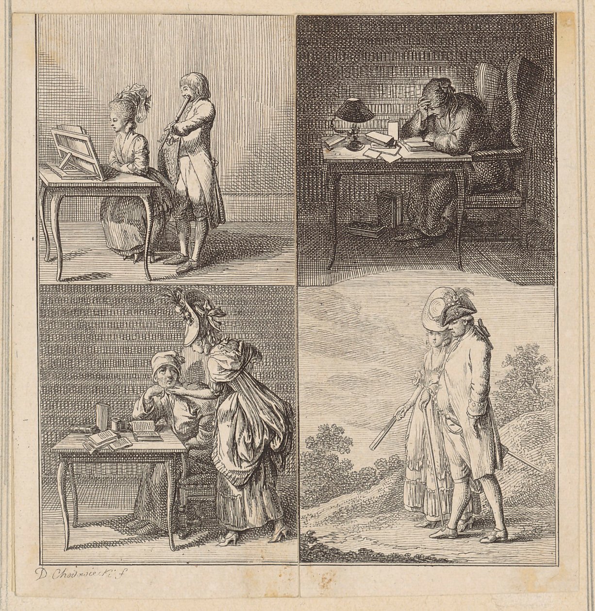 Ohne Titel [VII] von Daniel Nikolaus Chodowiecki