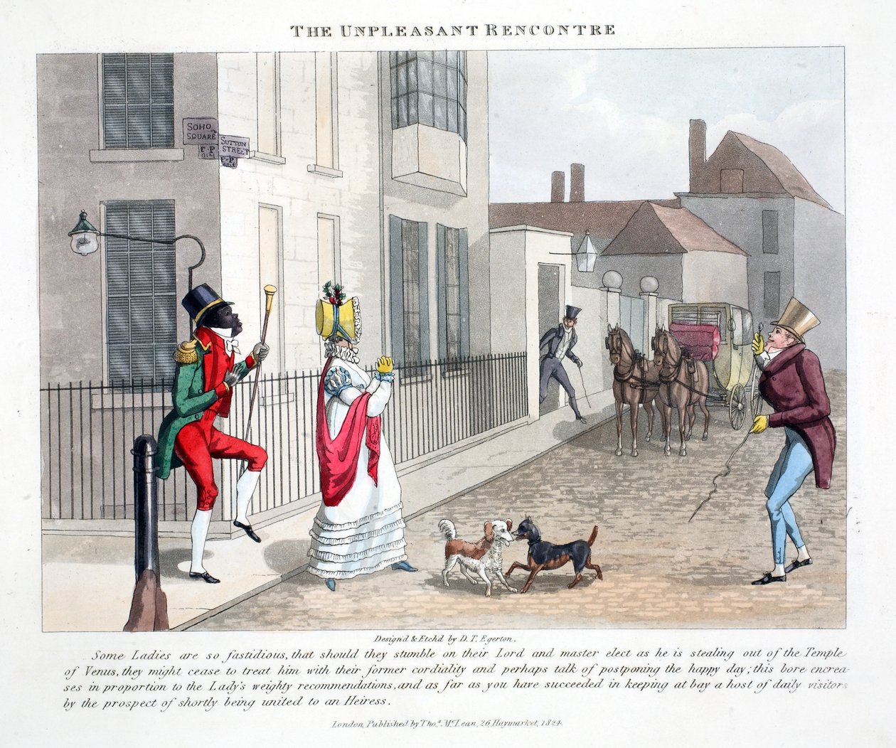 Das unangenehme Treffen, Illustration aus 