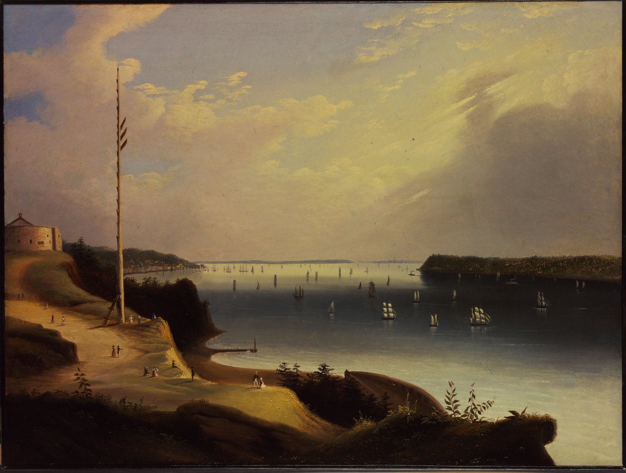 New Yorker Hafen, ca. 1835 von Daniel Wadsworth
