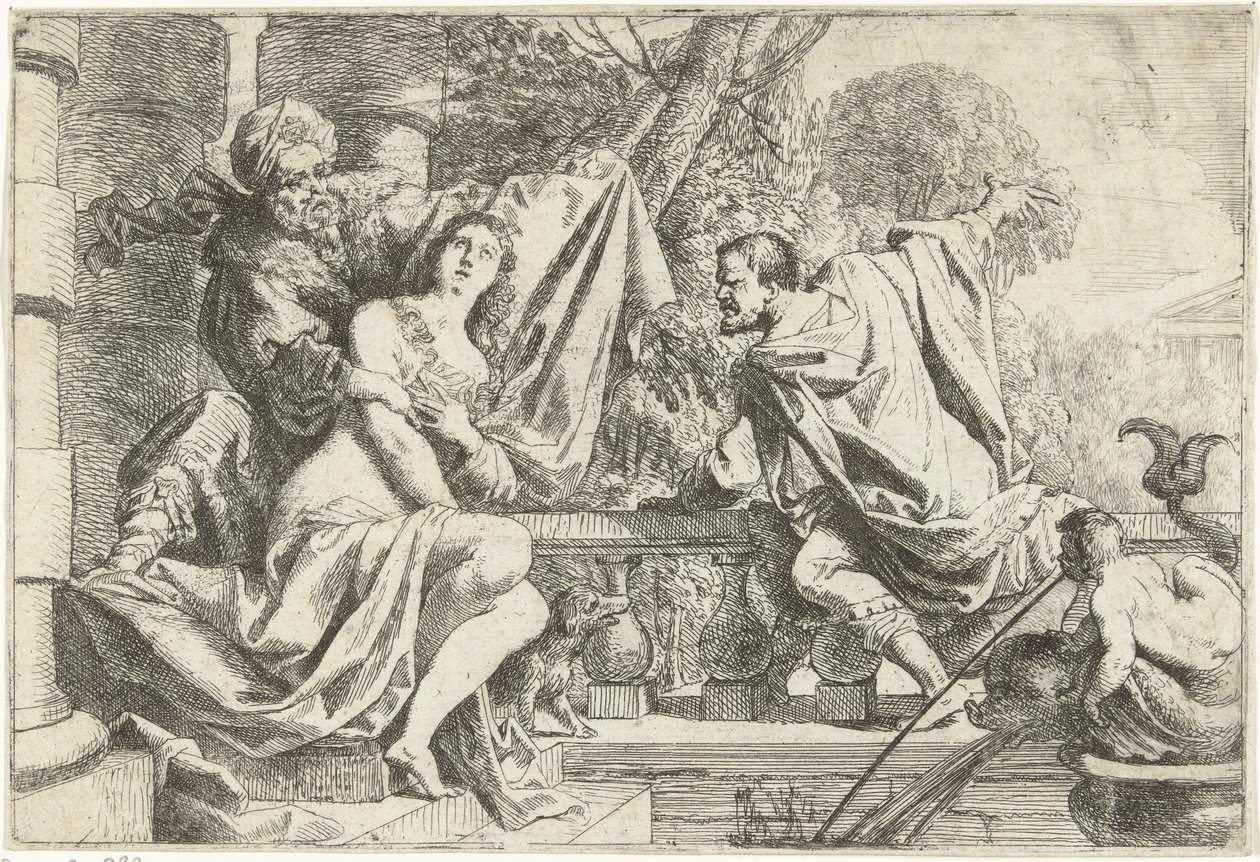 Susanna und die Ältesten von Daniel van den Dyck